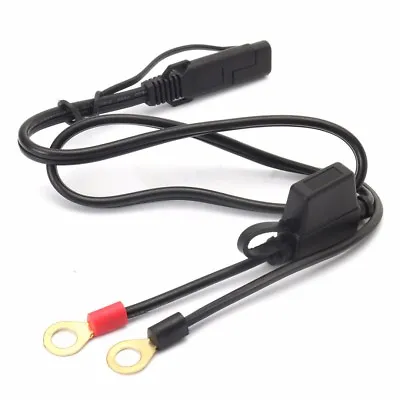 Automatic Motorcycle Battery Charger Charger Terminal Ring Connector Cable 12V • $2.55