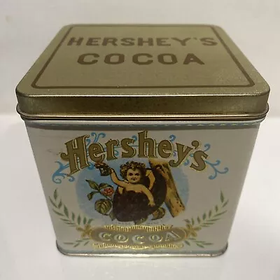 HERSHEY’S COCOA TIN VINTAGE CHOCOLATE 4x4x4 *GREAT CONDITION* • $15