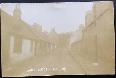 1909 D C Simpson Dunfermline Real Photograph Postcard Sandilands Limekilns Fife • £15