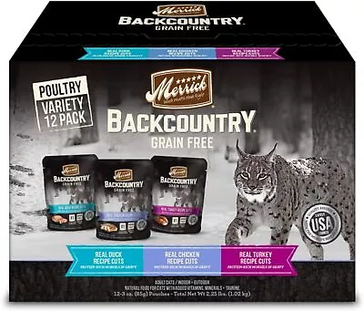 Merrick Backcountry - (12) 2 Lb. Pouches • $52.70