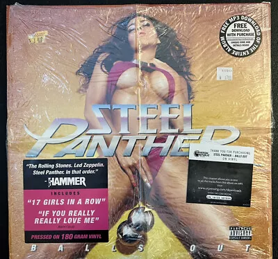 Steel Panther: Balls Out RARE 2 LP 180G Press Like New • $180