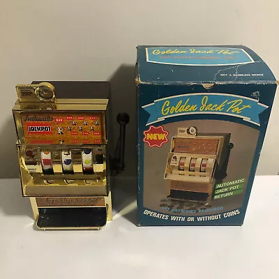 Waco Golden Jackpot Slot Machine Model 6764 Made In Japan With Box • $45.62