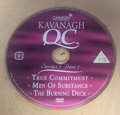 [DISC ONLY] Kavanagh QC: Series 2 DVD (2004) John Thaw Replacement Disc 1 • £1.59