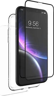 $8.95 • Buy ZAGG - InvisibleShield Glass+ 360 Screen Protector Apple IPhone XR  Black, Clear