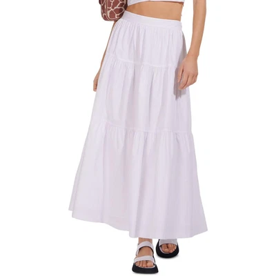 $104.25 • Buy STAUD Womens Sea White Tiered Solid Flowy Maxi Skirt 0 BHFO 0514