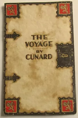 Cunard Line Steamship Ocean Liner 1933 RMS Mauretania 1st Class Passenger List • $35