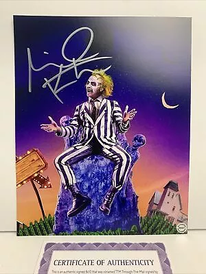 Michael Keaton (Beetlejuice) Signed Autographed 8x10 Photo - AUTO COA • $68.95