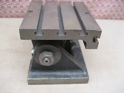 VTG Prod Mach Small Adjustable Swivel Angle Table Plate 4 X3-7/16  USA Mill Tool • $187.50