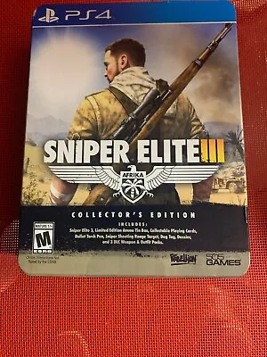 Sniper Elite III -- Collector's Edition (Sony PlayStation 4 2014) Mint • $58.98