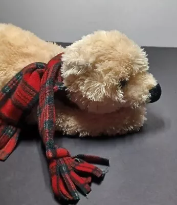 Eddie Bauer Plush Polar Bear With Plaid Scarf/ Feet Beige 16  • $9.99