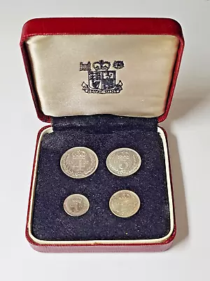 1967 Great Britain 4 Pc Maundy Money Set - Silver - Original Box • $44