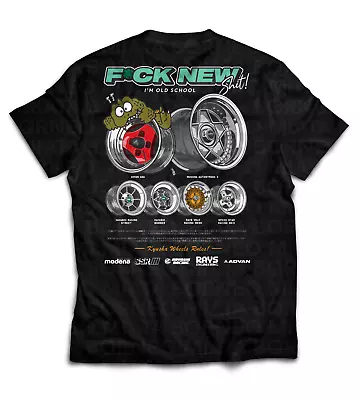 JDM Tshirt Shirt Tee KYUSHA Ssr Rays Modena Rays Advan Hayashi A3a Mk2 Wheels • $87.51