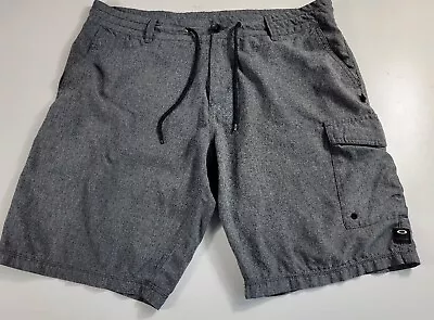 Oakley Golf Chino Shorts Performance Regular Fit Grey Men’s Size 36 FLAW ^ • $15.29