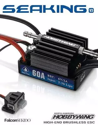 Hobbywing Seaking V3 60a Marine ESC 30302200 • $73.99