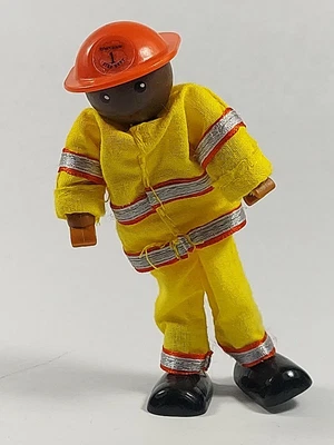 $9.96 • Buy Ryans Room Lil Fire Stoppers Helping Heroes Doll Wooden African American 4 