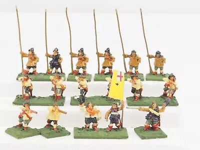 15mm English Civil War Infantry X 17. Painted. Blue 371 • £21