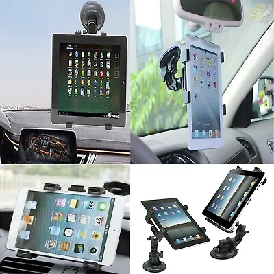 Suction Car Mount Windscreen Holder 360 Rotate 6  To 11  For Tablet And IPad • £7.95