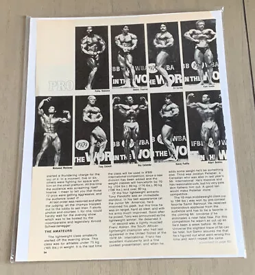 Robby Robinson/Danny Padilla/Ed Corney Contest Photo From Bodybuilding Magazine • $9.99