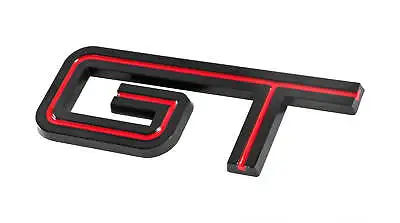 2005-2010 Ford Mustang GT Black & Red Side Fender Trunk Lid Emblem Badge 4.5  • $13.95