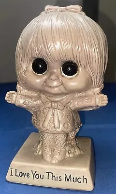 1970 W & R Berries Co's  Figurine Girl “I Love You This Much” • $7