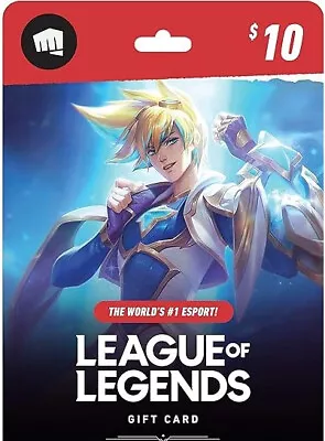 League Of Legends - Riot Points Card 10 EUR Riot Points Code Via Email • $17.77