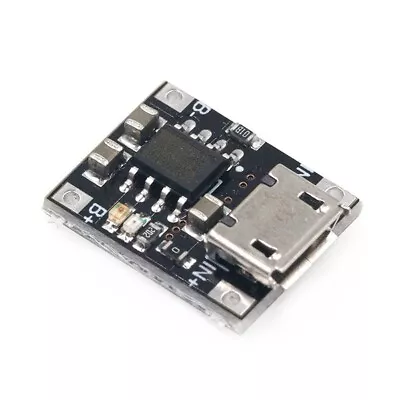 1S/3.7V Cell Lipo Lithium Li-ion Battery Micro USB Charger Module Charging DIY • £3.78