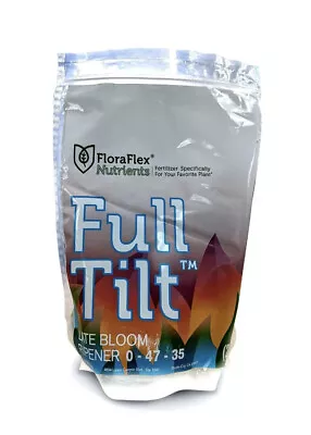 $134.95 • Buy 25 Lb.FloraFlex FULL TILT YLATE BLOOM RIPENING FORMULA  FAST FREE SHIPPING!!!