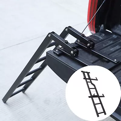 Carbon Steel Car Tailgate Climb Ladder Foot Step Rack For Toyota Tundra 2022-24 • $199.99