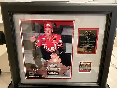 Dale Earnhardt Jr #8 2000 Richmond Framed Photo & Piece Of Track Souvenir W/COA • $19.99