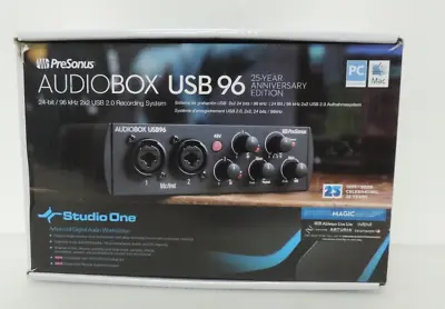 PreSonus AUDIOBOX 2-Channel MIDI Recording Interface (Open Box) • $69.99