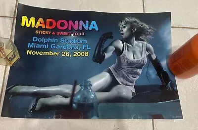 Madonna Sticky & Sweet Tour Numbered 293/500 Rare • $100.99