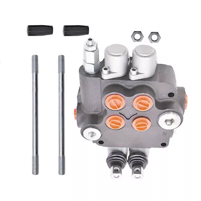 SAE Ports Hydraulic Control Valve 2 Spool 21 GPM 3600 PSI  Double Acting • $85.38