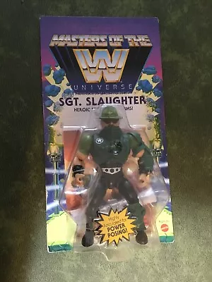 Mattel MOTU Masters Of The WWE Universe Wave 7 Sergeant-At-Arms Sgt. Slaughter • $50