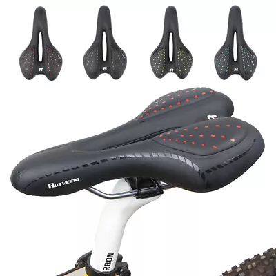 Bike Seat Cushion Air Comfortable MTB Mountain Road Bicycle Seat Gel Filled Pad • $11.89