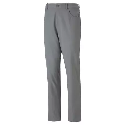 Puma Mens Dealer 5 Pocket Golf Pants 53552603 - Slate Sky - New 2023 • $47.83