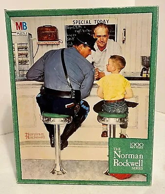 NORMAN ROCKWELL SATURDAY NIGHT POST PUZZLE 1000 PIECES Milton Bradley 4888-5 NEW • $21.99