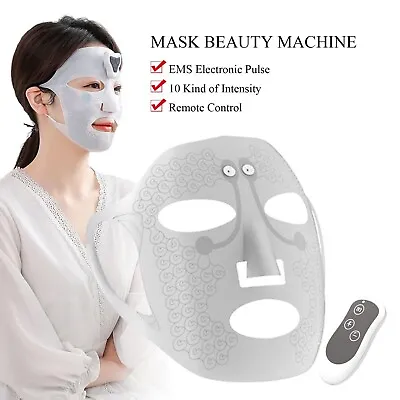 Facial Beauty Machine Microcurrent Mask Face Skin Tightening Lifting Device • $39.99