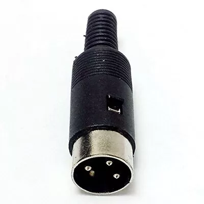 DIN Male Plug 3-Pin Connector Soldering - 3 Pin DIN Jack Jcx 2 Pack • $13.40