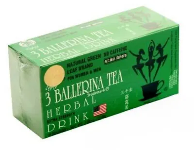 3 Ballerina Herbal Tea Extra Strength 18 Bags Slim Diet Tea Natural  • $14.26