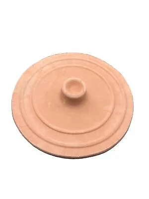 Lid Cover  Clay Earth 9 Inch Round  Cooking Fry Pan Pot Lid Unglazed Terracotta • $19.90