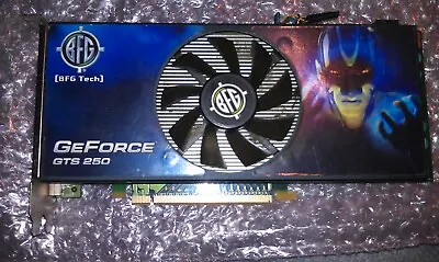 NVidia BFG GeForce GTS 250 BFGRGT82501024DE Video Card • $14