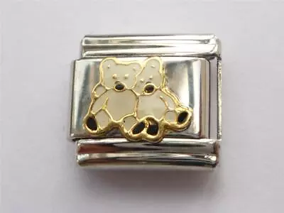 £3.30 • Buy SILVER SILVER TEDDY BEAR ITALIAN CLASSIC CHARM Fits All 9mm Italian Bracelet T8