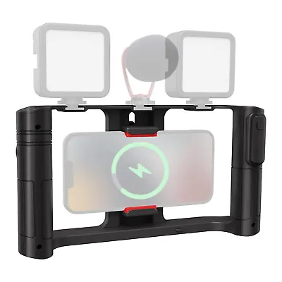 Bluetooth Wireless Charge Cell Phone Stabilizer For Video Recording Anti Shake • $52.07