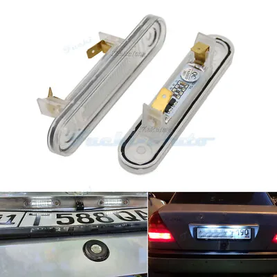LED Lamp License Plate Light For Benz E Class W201 C Class W202 1993-1997 / W124 • $14.75