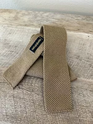 Nordstrom Knit Wool Tie Light Brown 2.5” • $15