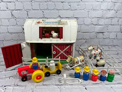 Fisher-Price Little People Barn Farm Vintage 1986 Play Set #2501 • $20.99