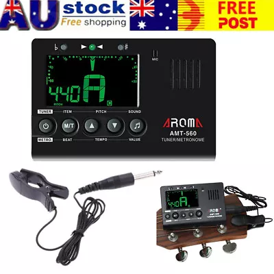 $21.49 • Buy Universal Guitar Tuner Clip On Tuner For Guitars Bass Ukulele Chromatic Violin