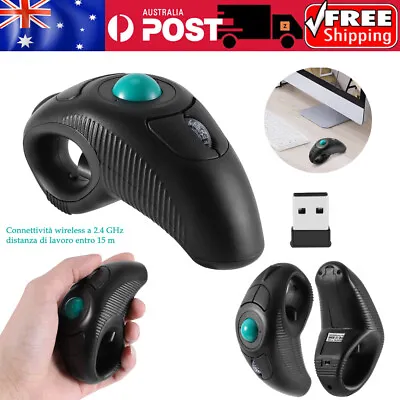 $47.93 • Buy 2.4GHz Wireless USB Handheld Ergonomic Design Mouse Using Optical Track Ball