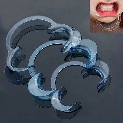 Dental C-shape Cheek Retractor Mouth Opener Spreader Lip Shape Orthodontic FGH3 • £1.19