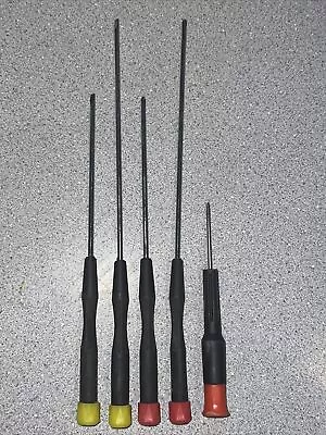 4 Piece Micro - Tech Precision Screwdriver Set 2 Regular 2 Philips Head + 1 • $13.90